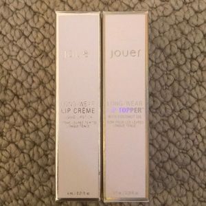 Jouer long wear lip cream and topper